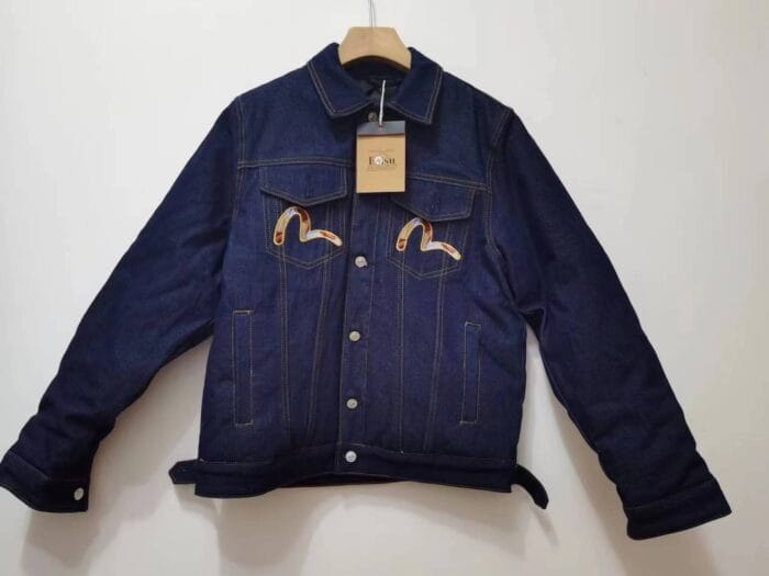 Evisu Cotton Jacket Double Dog Embroidered - Image 3