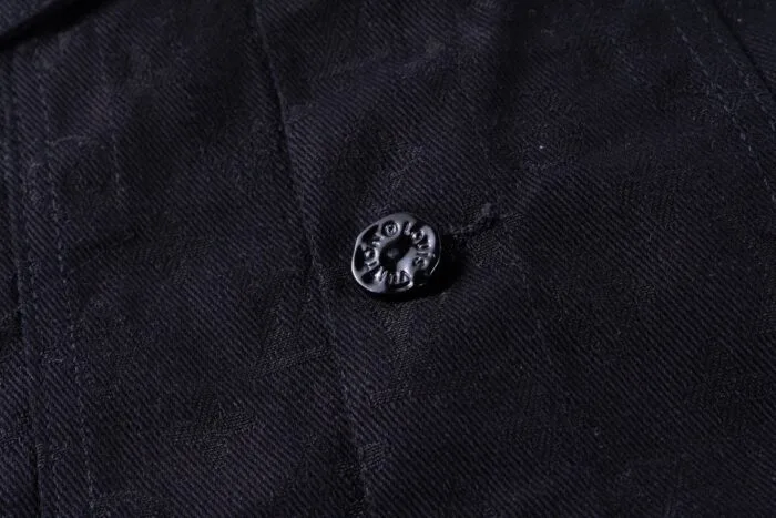 Denim Designer Men's Jacket Coat - Image 3
