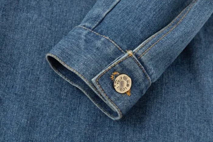 Designer Mens Old washing Denim Jacket Men Casual Loose Jackets - Image 7