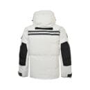 Men Letter Graphic Flap Pocket Hooded Down Coat